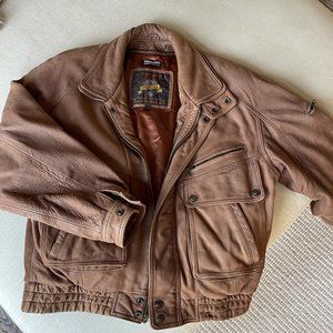Vintage Wilson’s leather Adventure Bound Leather Bomber Jacket